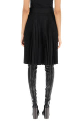 WRAP SKIRT IN STRETCH WOOL